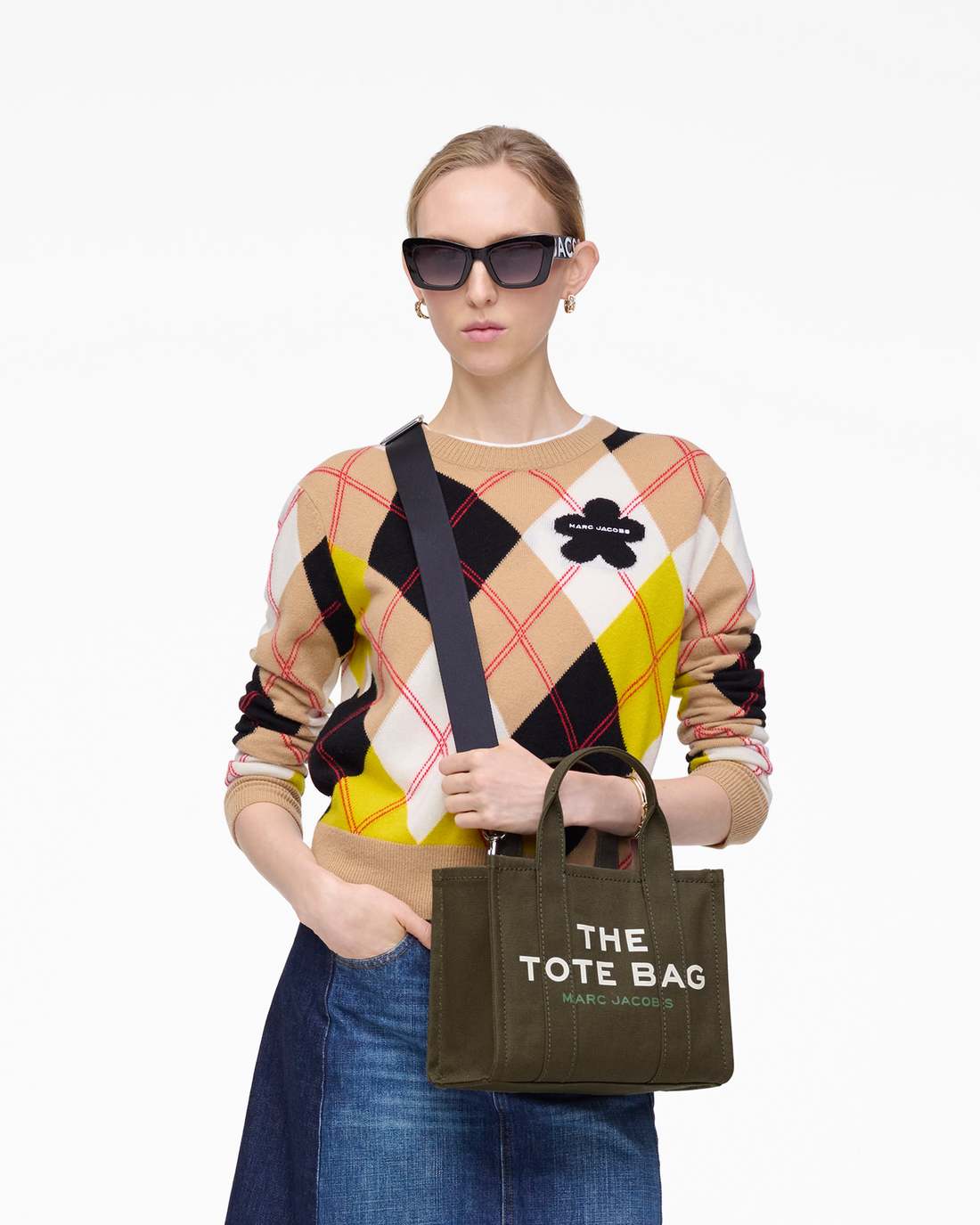 Marc Jacobs Sale - The Canvas Small Tote Bag Forest