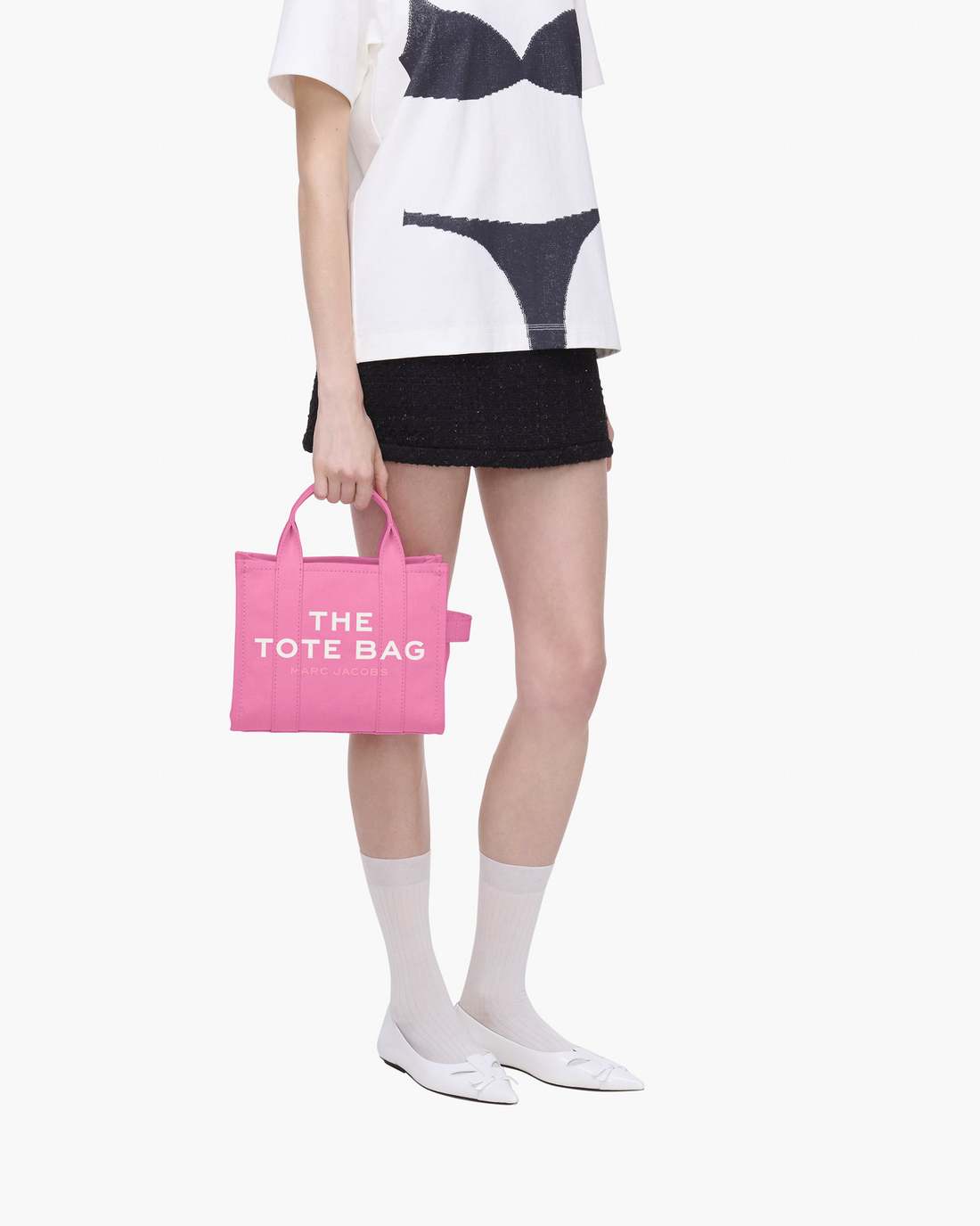 Marc Jacobs Special Offer - The Canvas Small Tote Bag Bow Pink