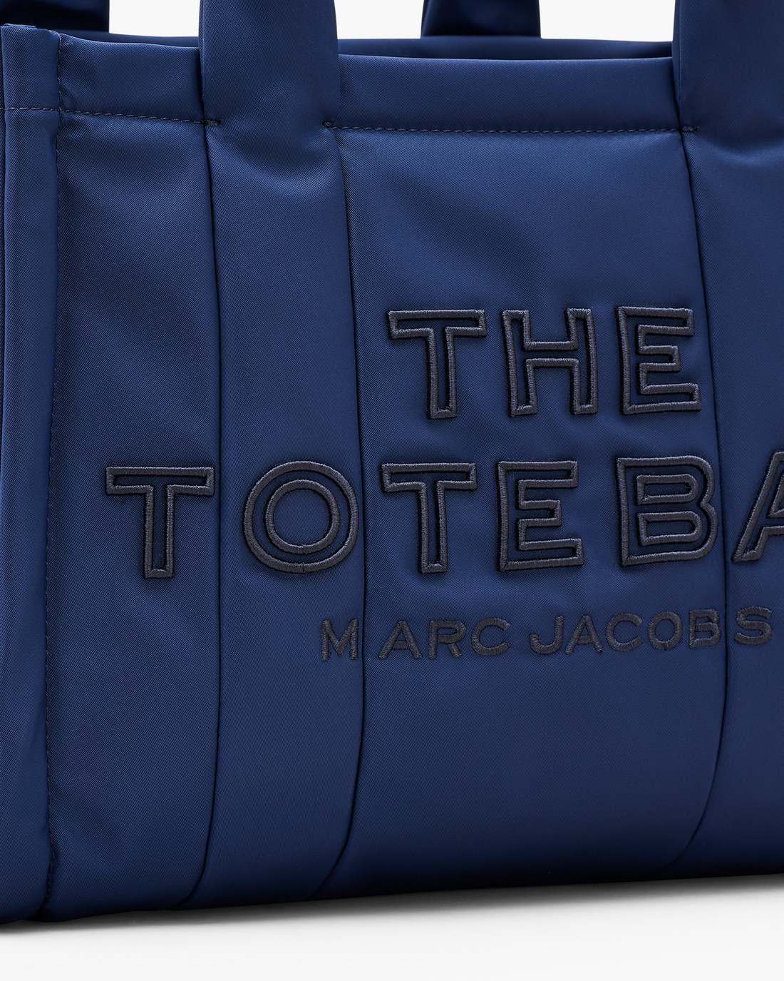 Marc Jacobs New - The Puffy Nylon Medium Tote Bag Blue Sea