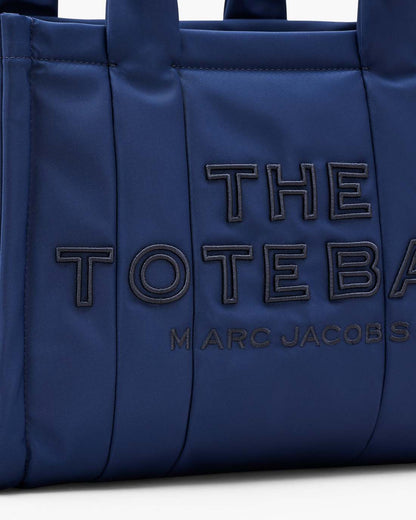 Marc Jacobs New - The Puffy Nylon Medium Tote Bag Blue Sea