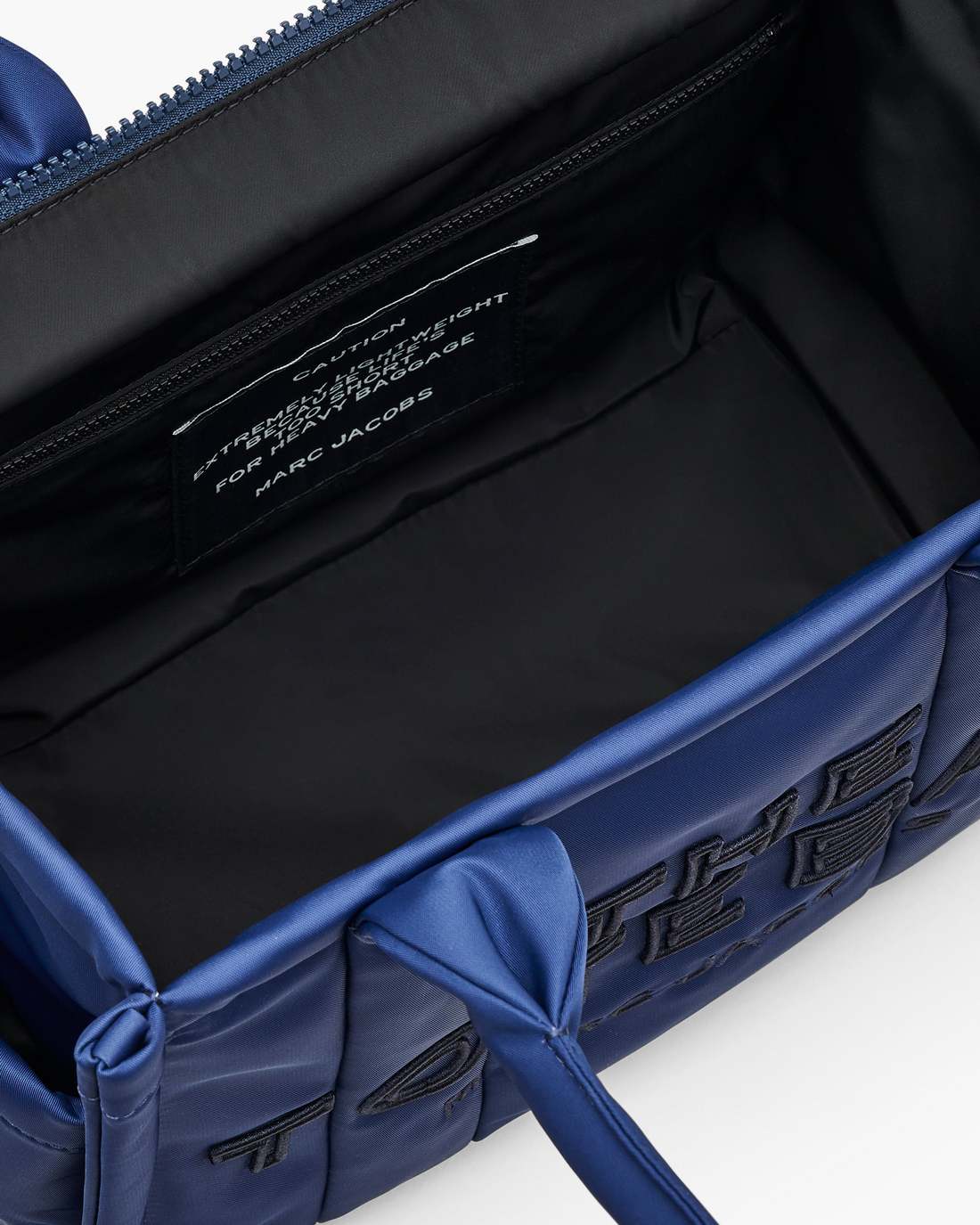 Marc Jacobs New - The Puffy Nylon Medium Tote Bag Blue Sea