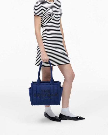 Marc Jacobs New - The Puffy Nylon Medium Tote Bag Blue Sea
