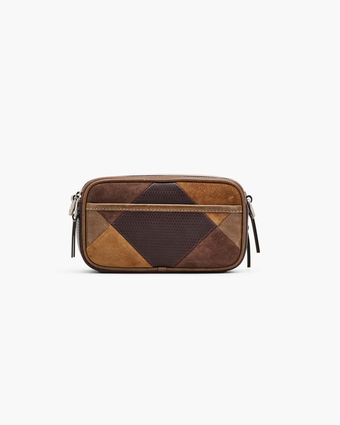 Marc Jacobs Customer Favorite - The Suede Patchwork Snapshot Brown Multi