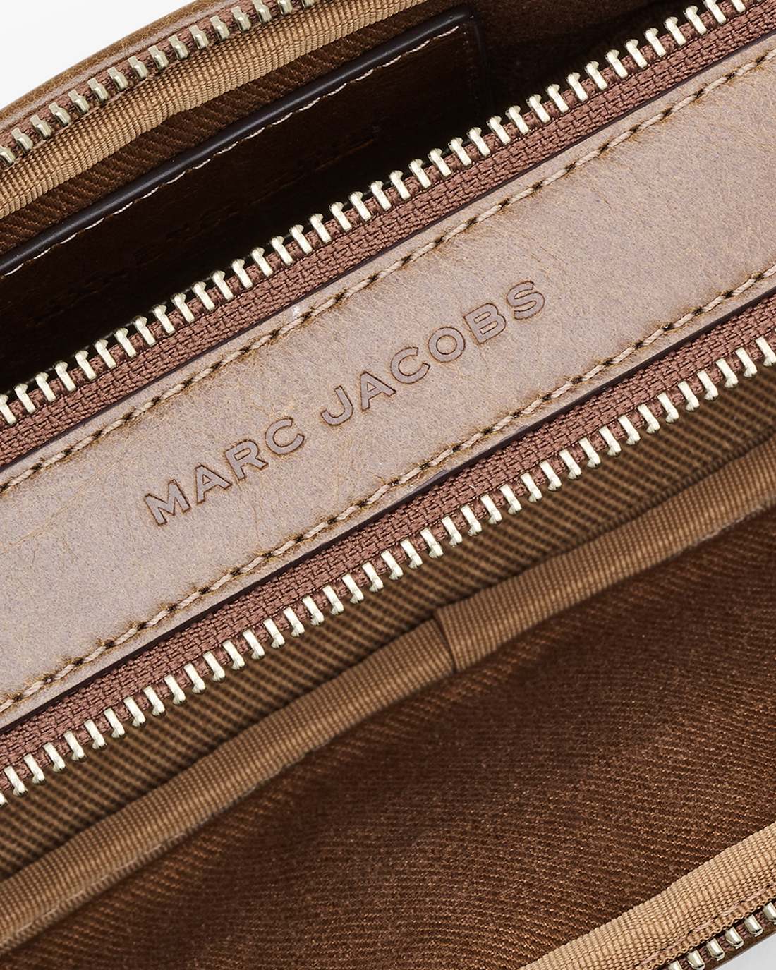 Marc Jacobs Customer Favorite - The Suede Patchwork Snapshot Brown Multi