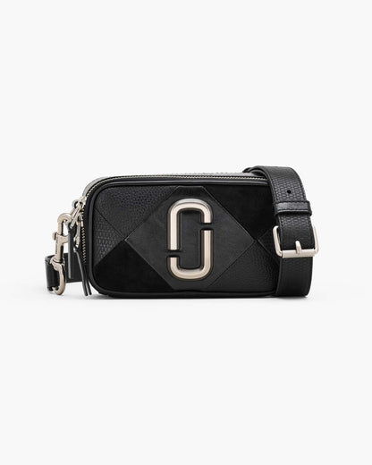 Marc Jacobs Premium - The Suede Patchwork Snapshot Black Multi
