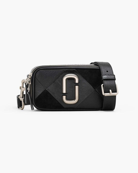 Marc Jacobs Premium - The Suede Patchwork Snapshot Black Multi