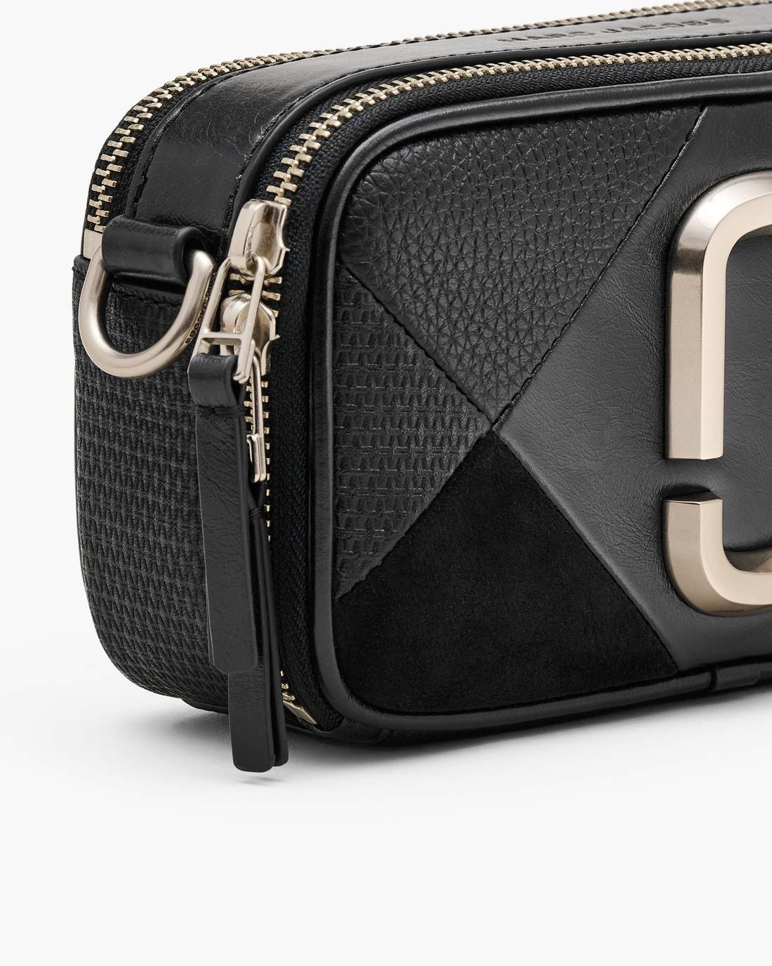 Marc Jacobs Premium - The Suede Patchwork Snapshot Black Multi