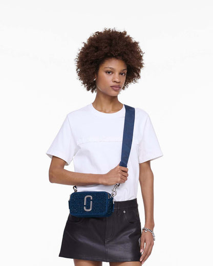 Marc Jacobs Recommended - The Crystal Denim Snapshot Dark Wash Crystal