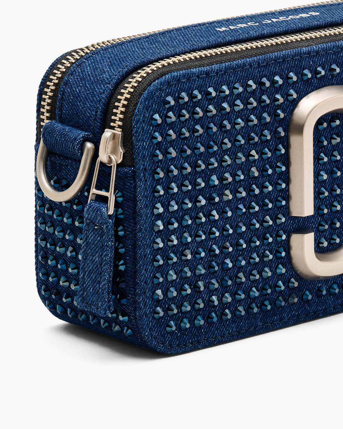 Marc Jacobs Recommended - The Crystal Denim Snapshot Dark Wash Crystal