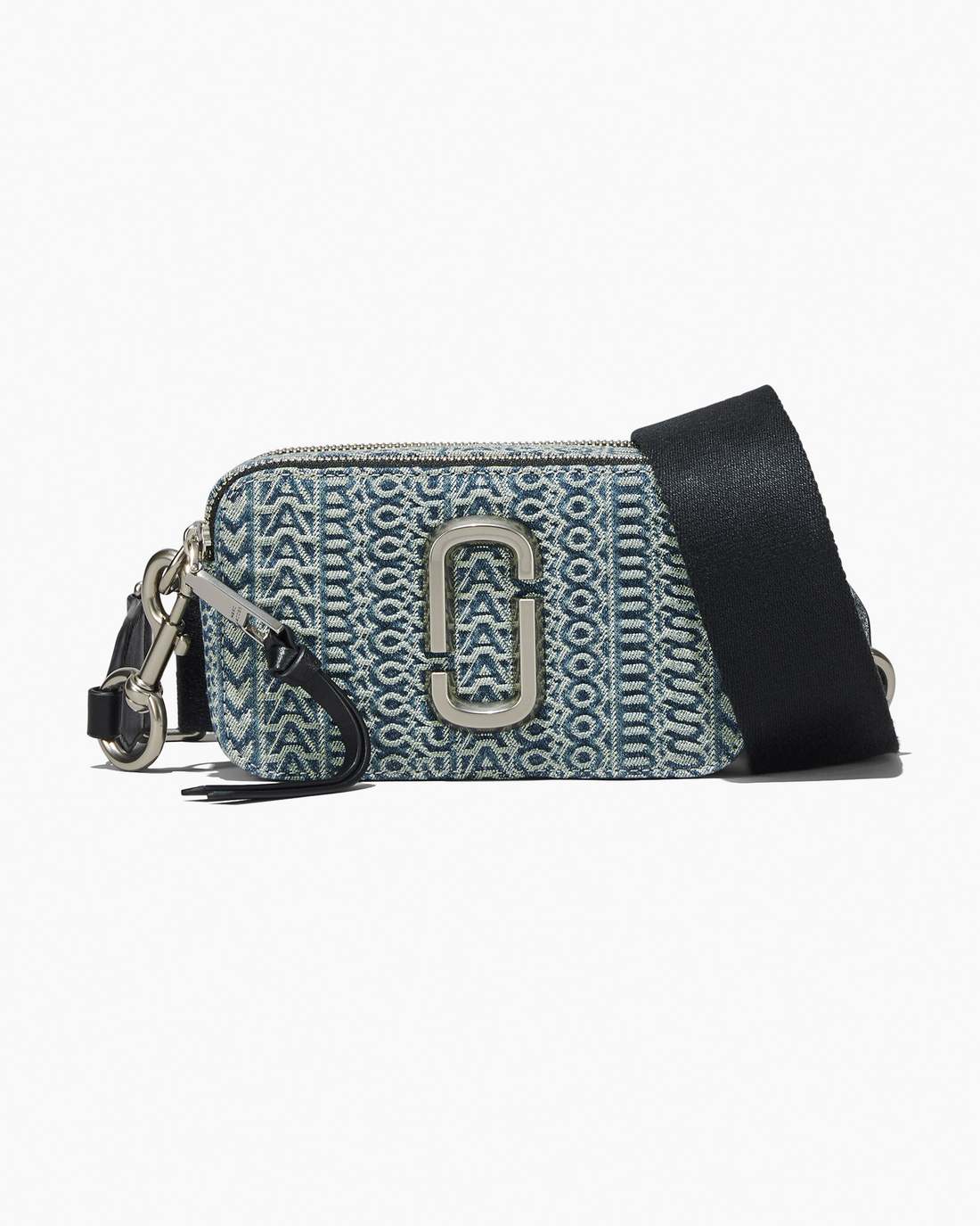 Marc Jacobs Top Pick - The Washed Monogram Denim Snapshot Sun Faded Denim