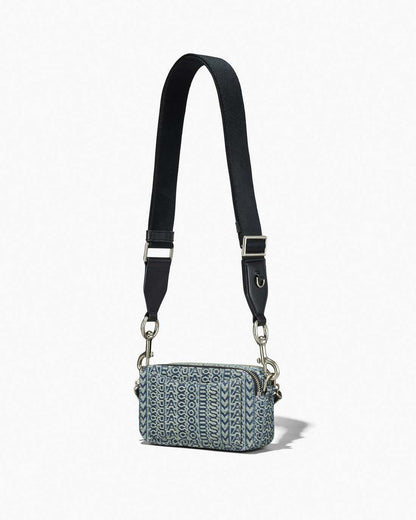 Marc Jacobs Top Pick - The Washed Monogram Denim Snapshot Sun Faded Denim