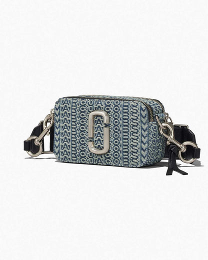 Marc Jacobs Top Pick - The Washed Monogram Denim Snapshot Sun Faded Denim