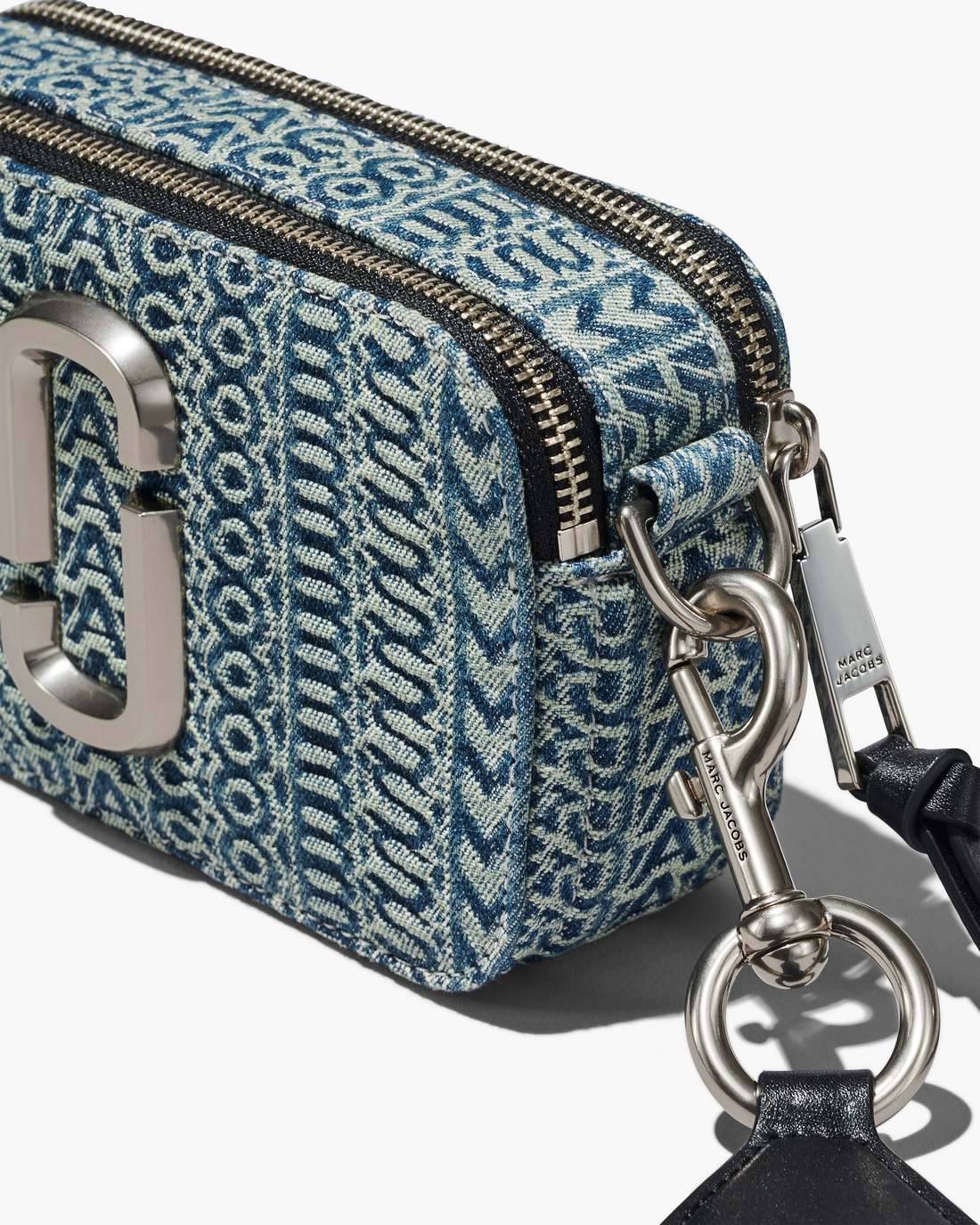 Marc Jacobs Top Pick - The Washed Monogram Denim Snapshot Sun Faded Denim