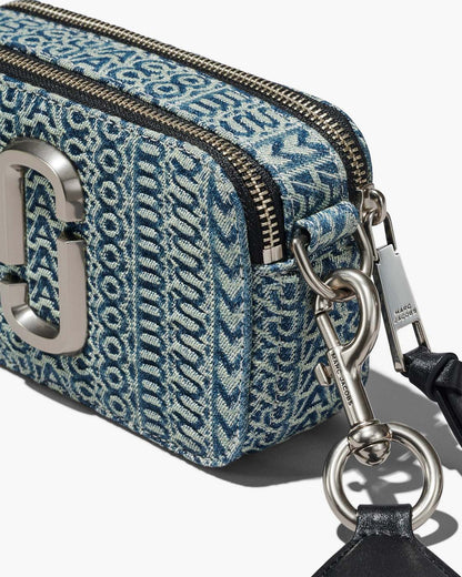Marc Jacobs Top Pick - The Washed Monogram Denim Snapshot Sun Faded Denim