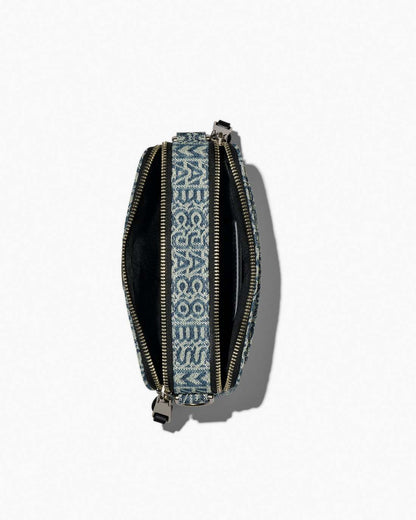 Marc Jacobs Top Pick - The Washed Monogram Denim Snapshot Sun Faded Denim