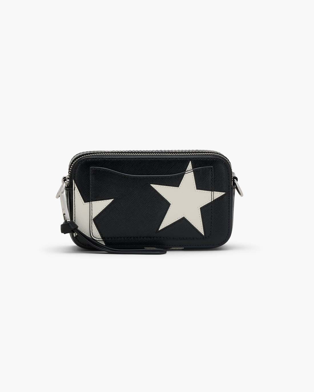 Marc Jacobs Great Value - The Star Patchwork Leather Snapshot Black/White