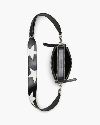 Marc Jacobs Great Value - The Star Patchwork Leather Snapshot Black/White