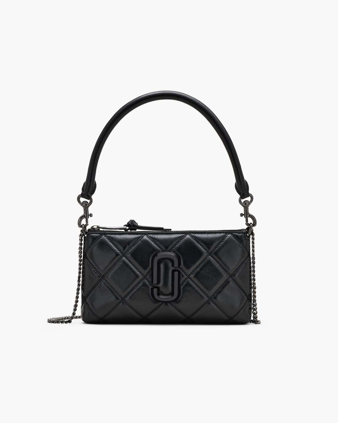 Marc Jacobs Quality - The Quilted Snapshot Convertible Shoulder Bag Black