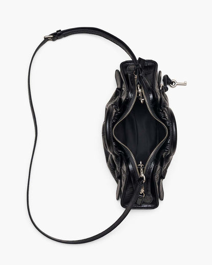 Marc Jacobs Discount - The Croc Cristina Small Satchel Black