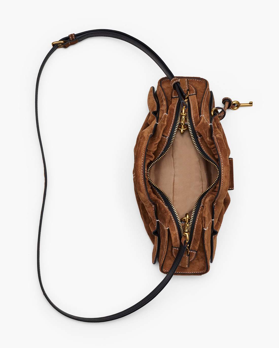 Marc Jacobs Trending - The Suede Cristina Small Satchel Copper