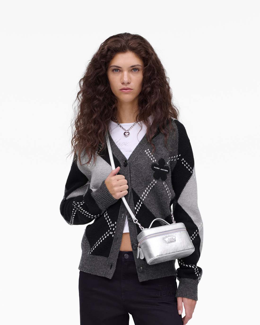 Marc Jacobs Signature - The Metallic Everyday Vanity Bag Silver