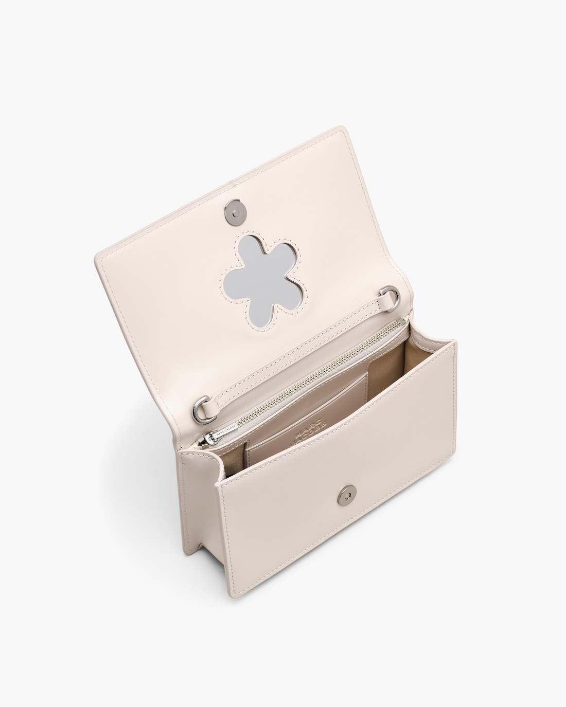Marc Jacobs Top Pick - The Glam Mirror Mini Bag Cotton White