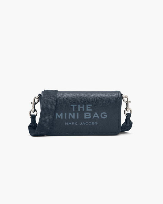 Marc Jacobs Discount - The Leather Mini Bag Blue Sea