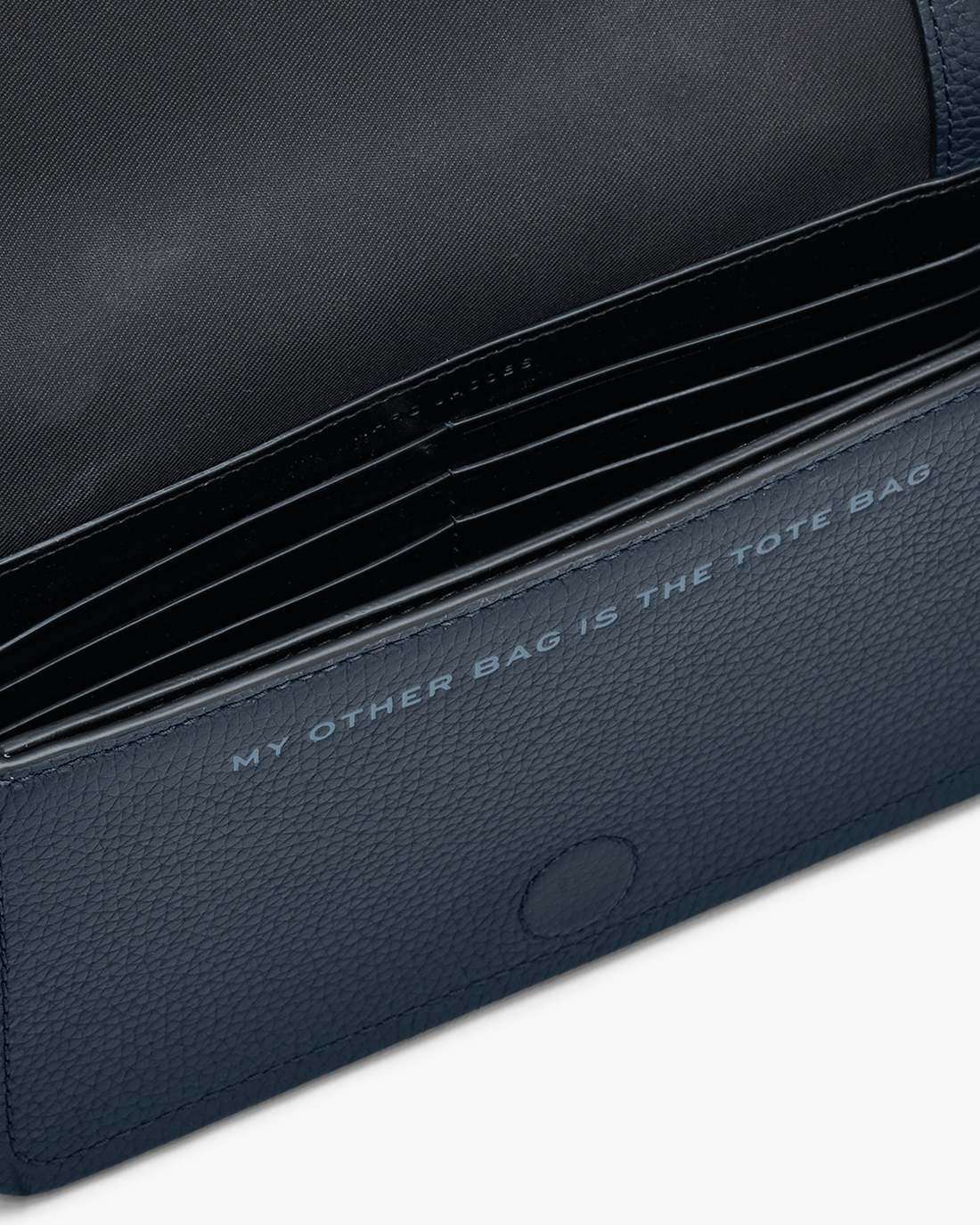 Marc Jacobs Discount - The Leather Mini Bag Blue Sea