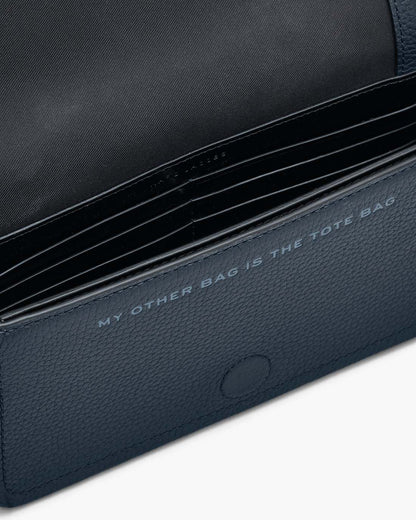 Marc Jacobs Discount - The Leather Mini Bag Blue Sea