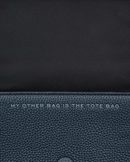 Marc Jacobs Discount - The Leather Mini Bag Blue Sea