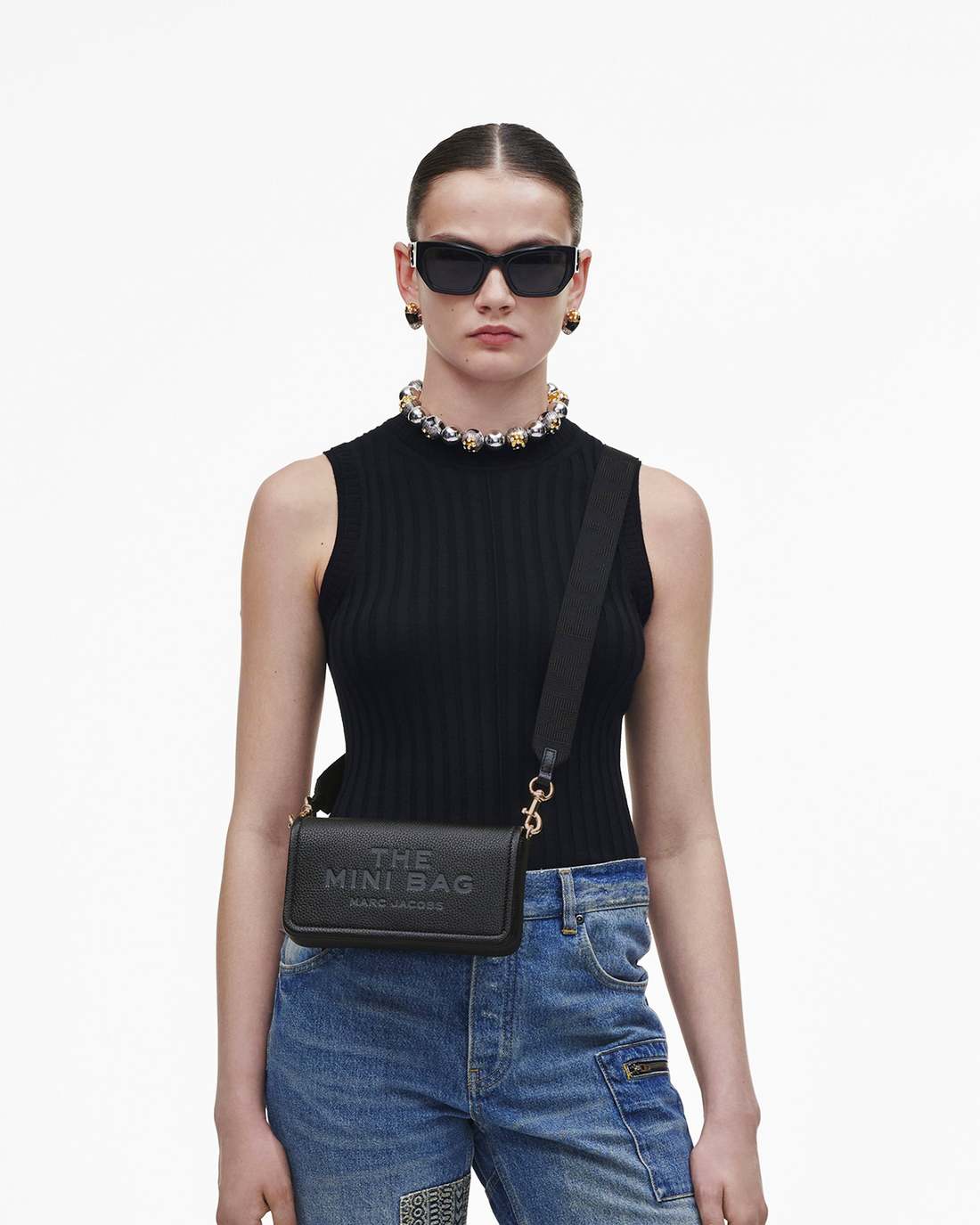 Marc Jacobs Popular - The Leather Mini Bag Black