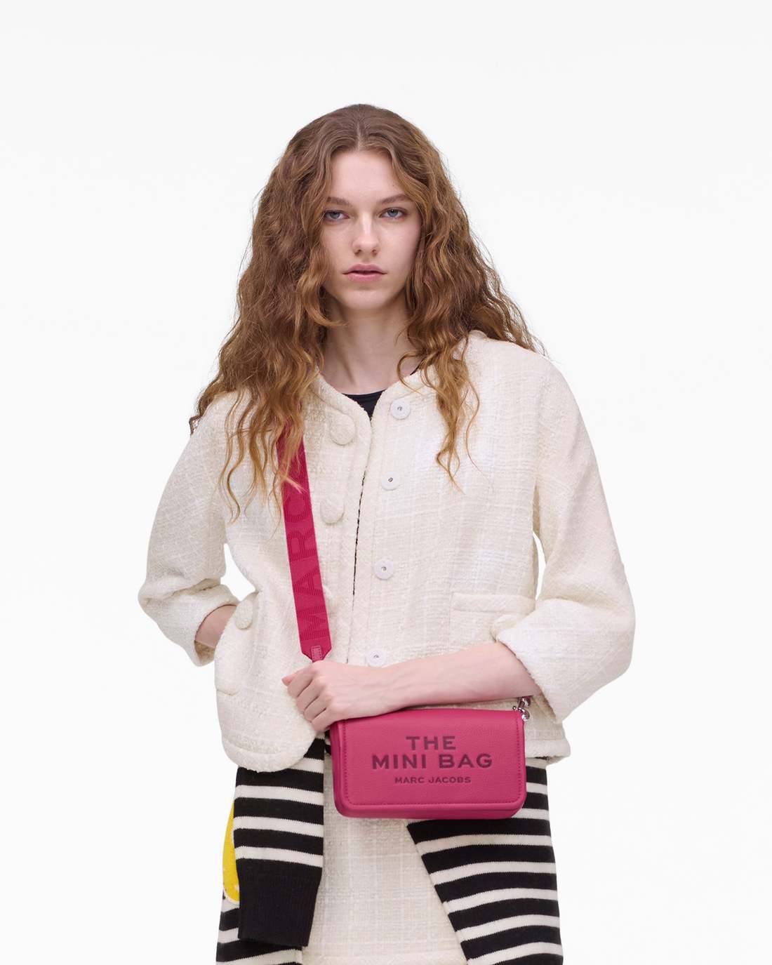 Marc Jacobs Best Seller - The Leather Mini Bag Raspberry Pink