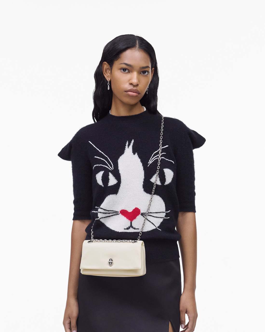 Marc Jacobs Hot Sale - The Dual Chain Mini Bag Cloud White