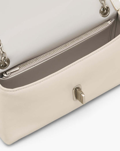 Marc Jacobs Hot Sale - The Dual Chain Mini Bag Cloud White