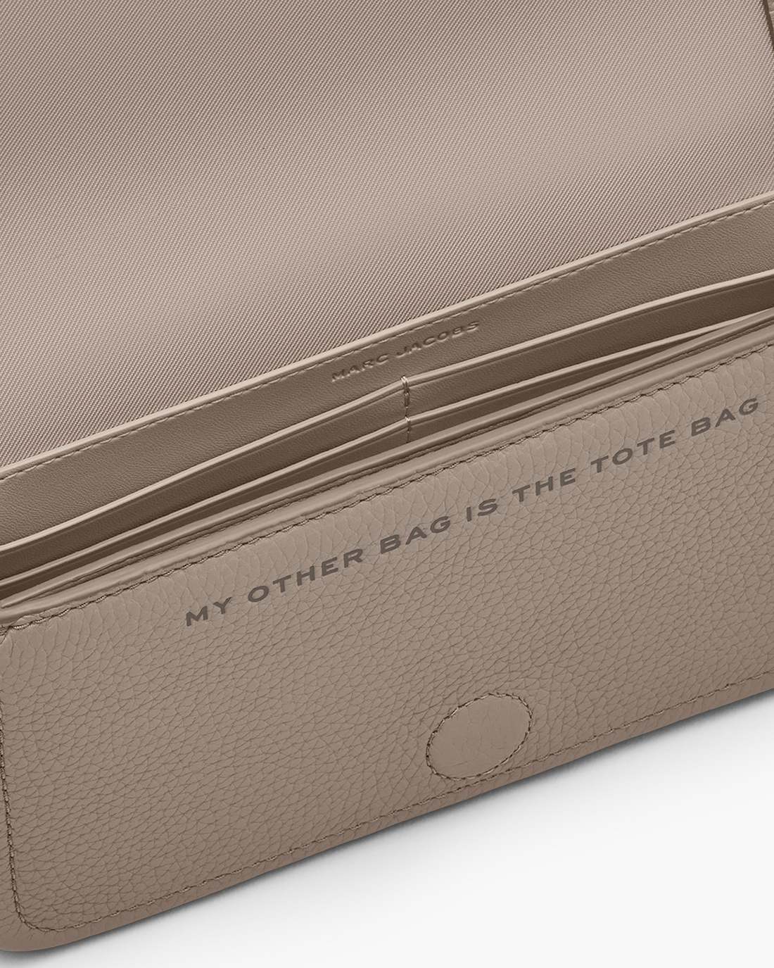 Marc Jacobs New - The Leather Mini Bag Cement