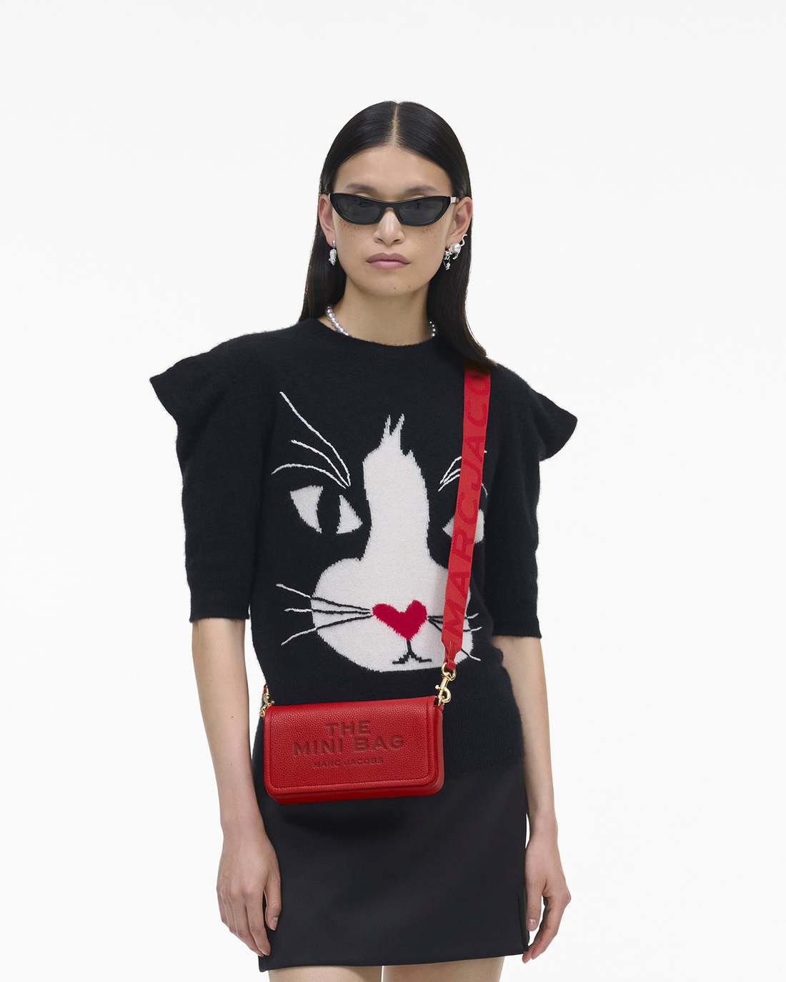 Marc Jacobs Popular - The Leather Mini Bag True Red