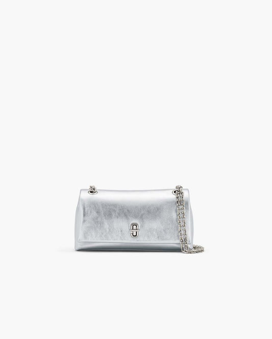 Marc Jacobs Discount - The Metallic Dual Chain Mini Bag Silver