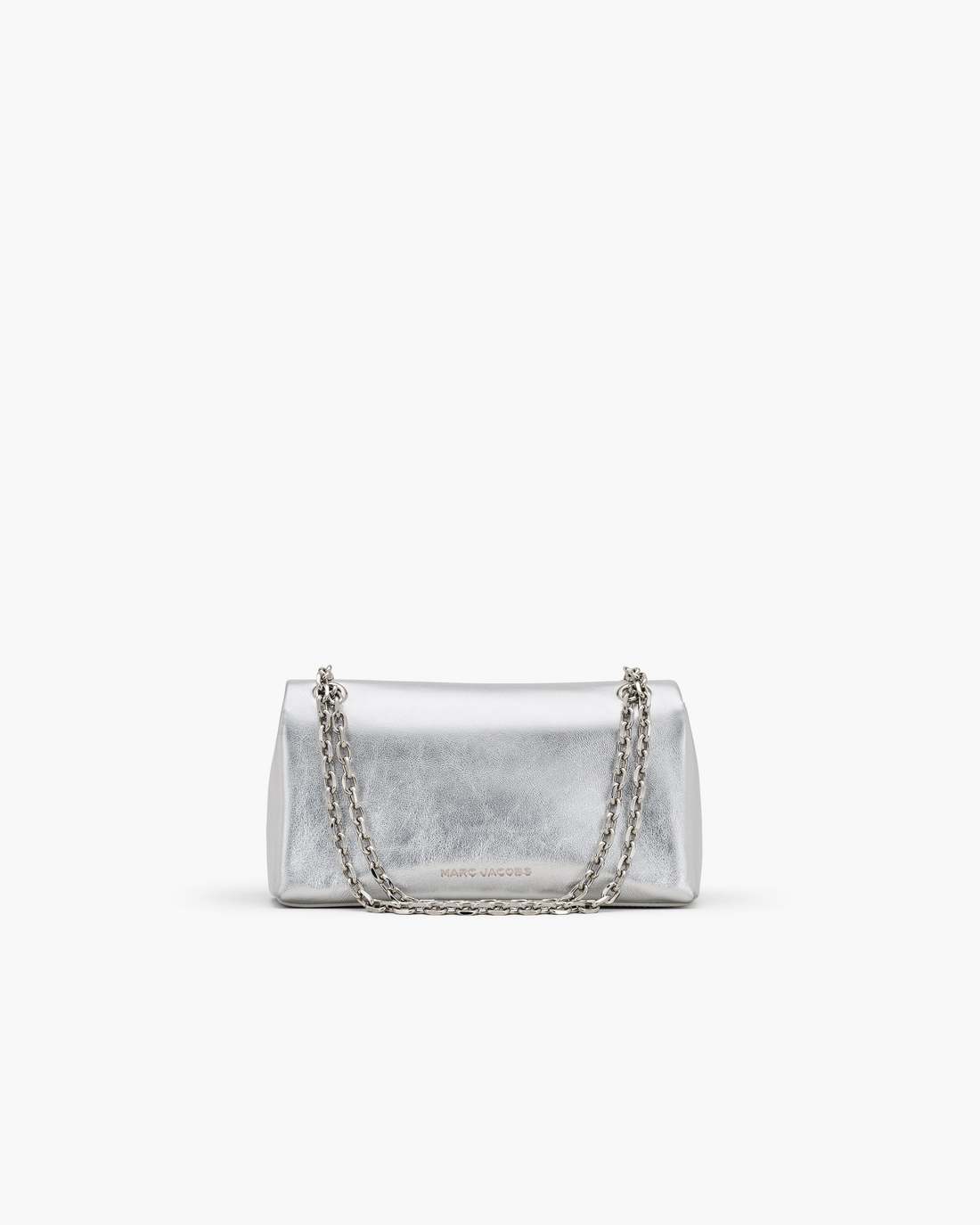 Marc Jacobs Discount - The Metallic Dual Chain Mini Bag Silver