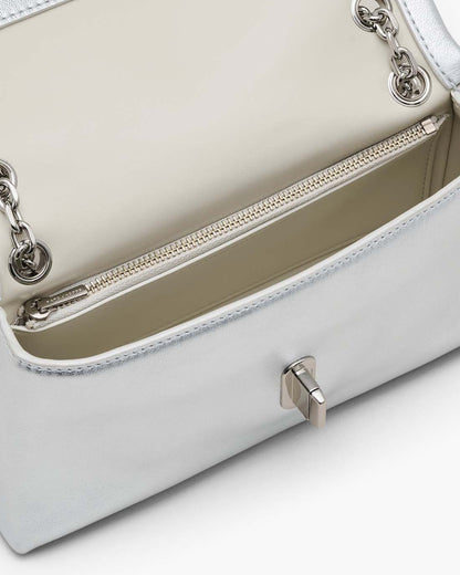 Marc Jacobs Discount - The Metallic Dual Chain Mini Bag Silver