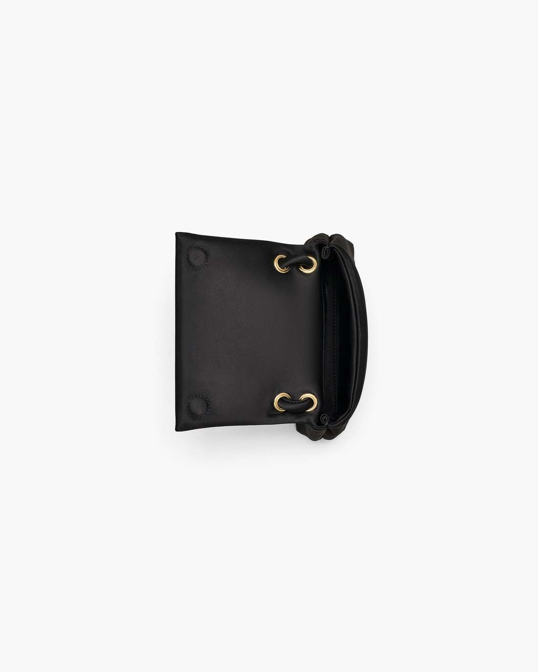 Marc Jacobs Sale - The Satin Micro Dual Bag Black