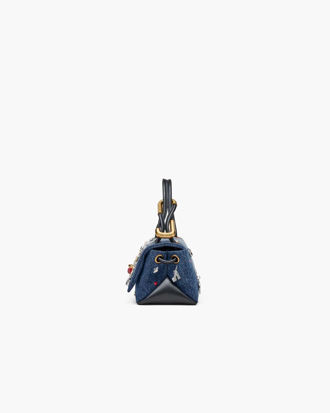 Marc Jacobs Top Pick - The Trinket Charm Denim Mini Dual Bag Medium Wash Multi
