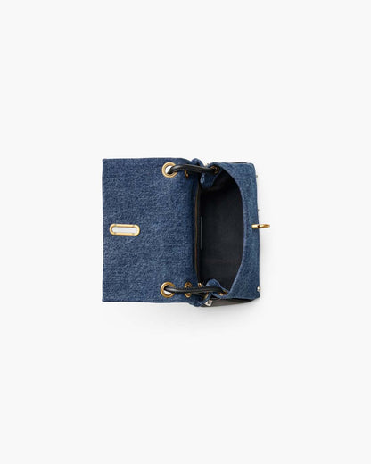 Marc Jacobs Top Pick - The Trinket Charm Denim Mini Dual Bag Medium Wash Multi