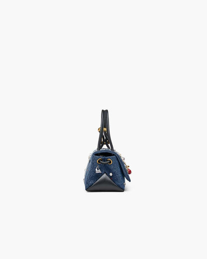 Marc Jacobs Top Pick - The Trinket Charm Denim Mini Dual Bag Medium Wash Multi