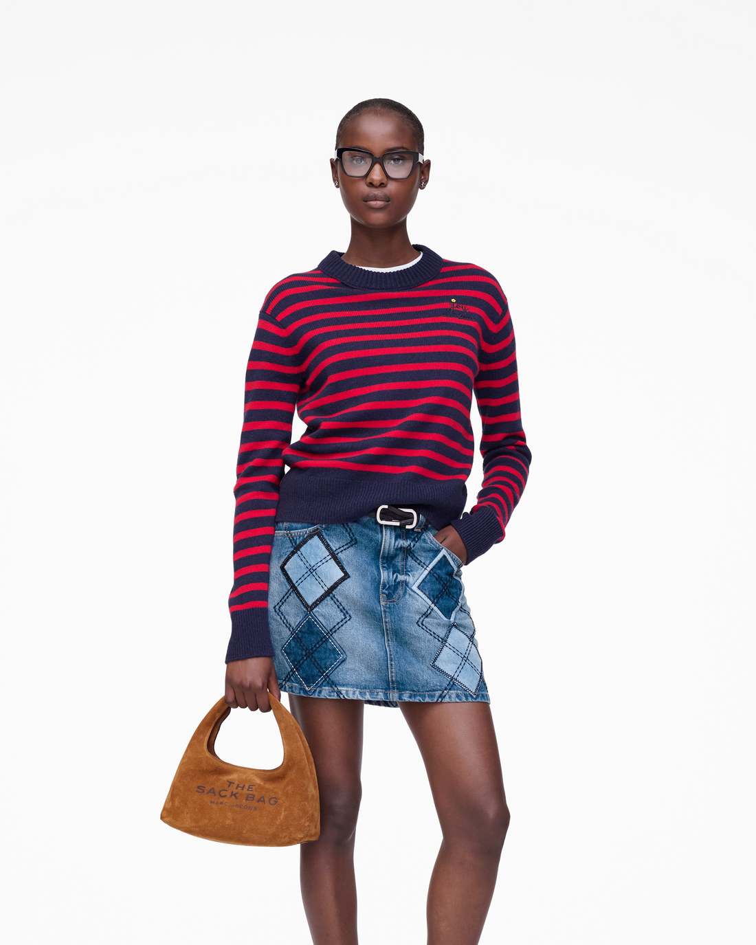 Marc Jacobs New - The Suede Mini Sack Bag Copper