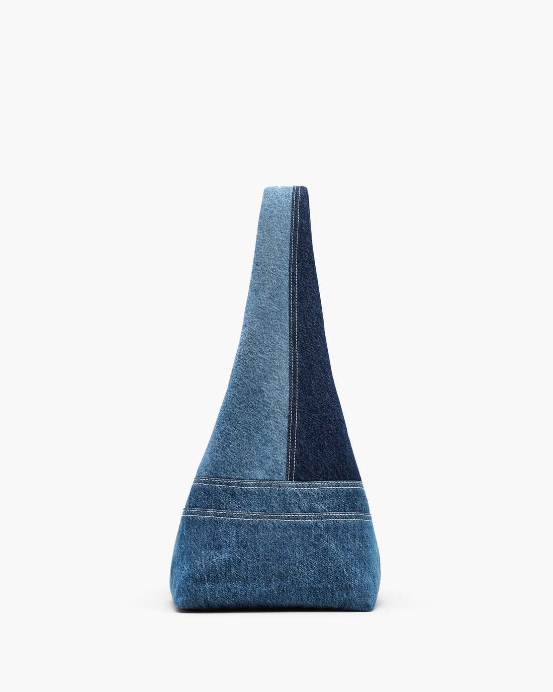 Marc Jacobs Great Value - The Patchwork Denim Sack Bag Blue Denim
