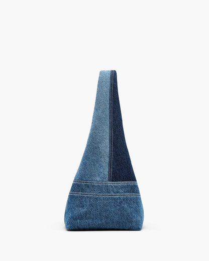 Marc Jacobs Great Value - The Patchwork Denim Sack Bag Blue Denim