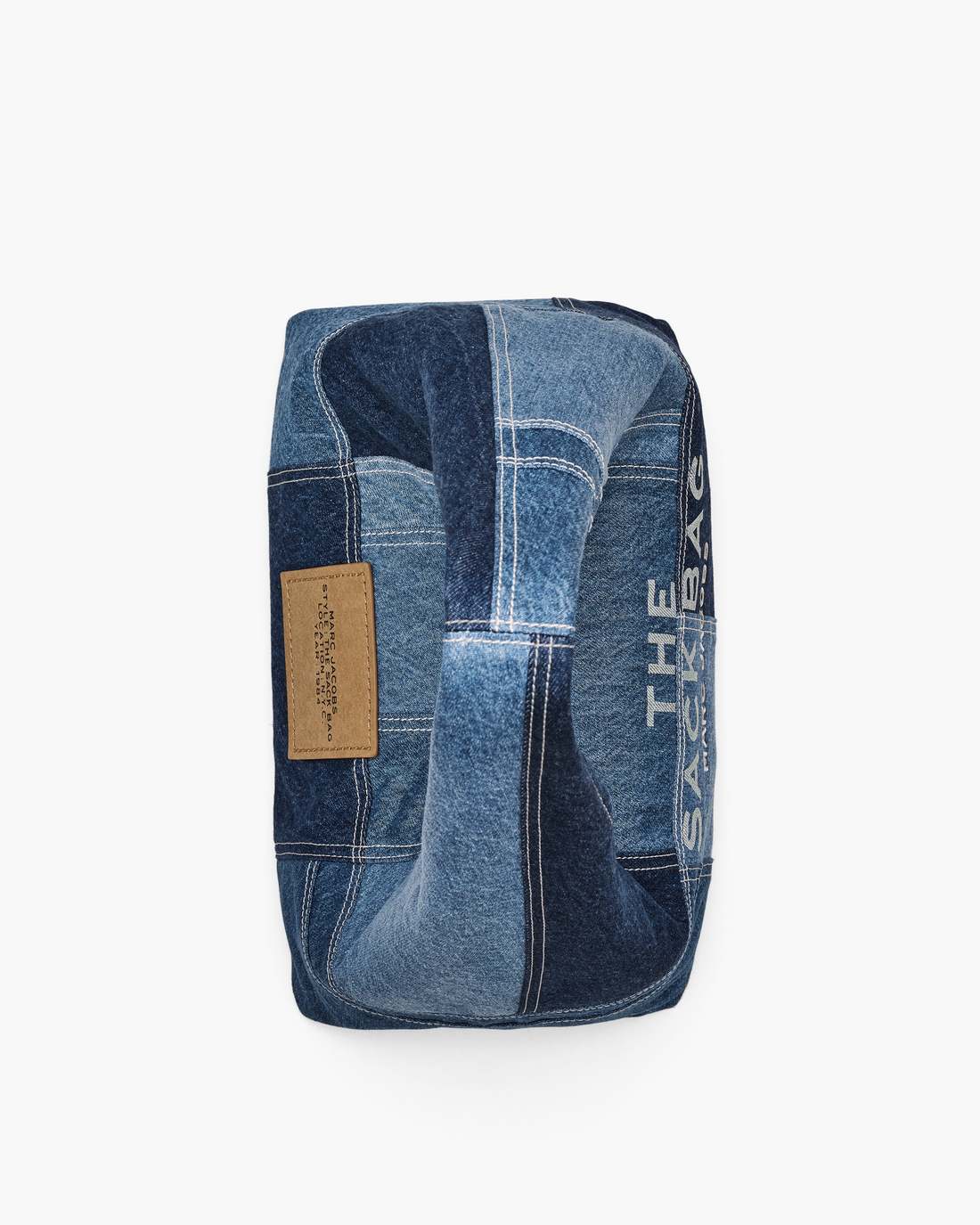 Marc Jacobs Great Value - The Patchwork Denim Sack Bag Blue Denim