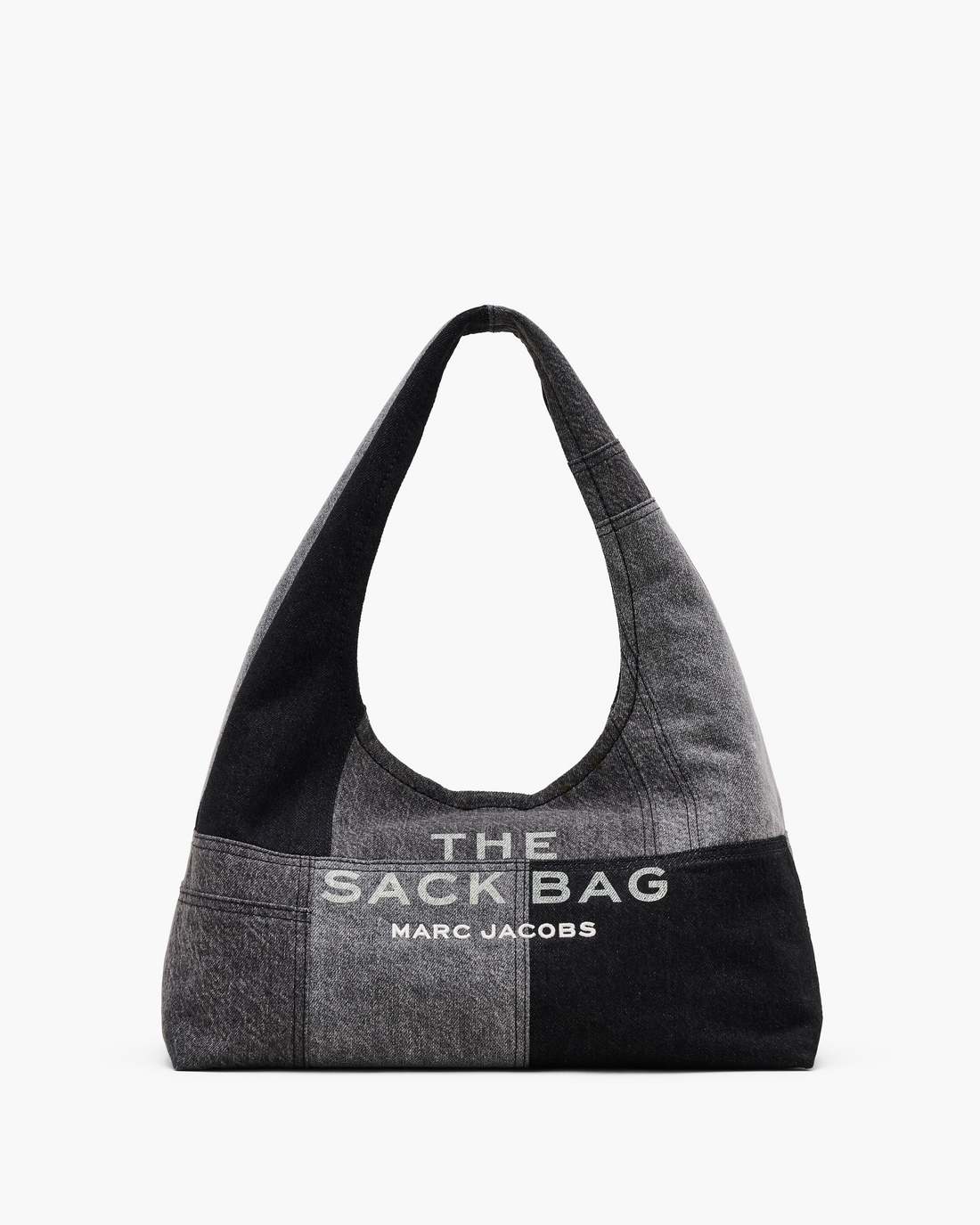 Marc Jacobs Classic - The Patchwork Denim Sack Bag Black Denim
