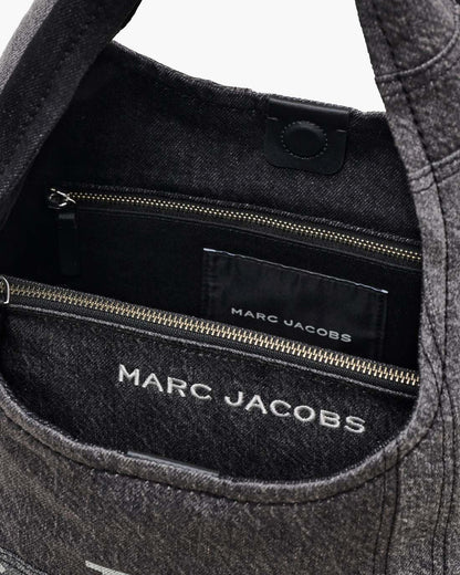 Marc Jacobs Classic - The Patchwork Denim Sack Bag Black Denim