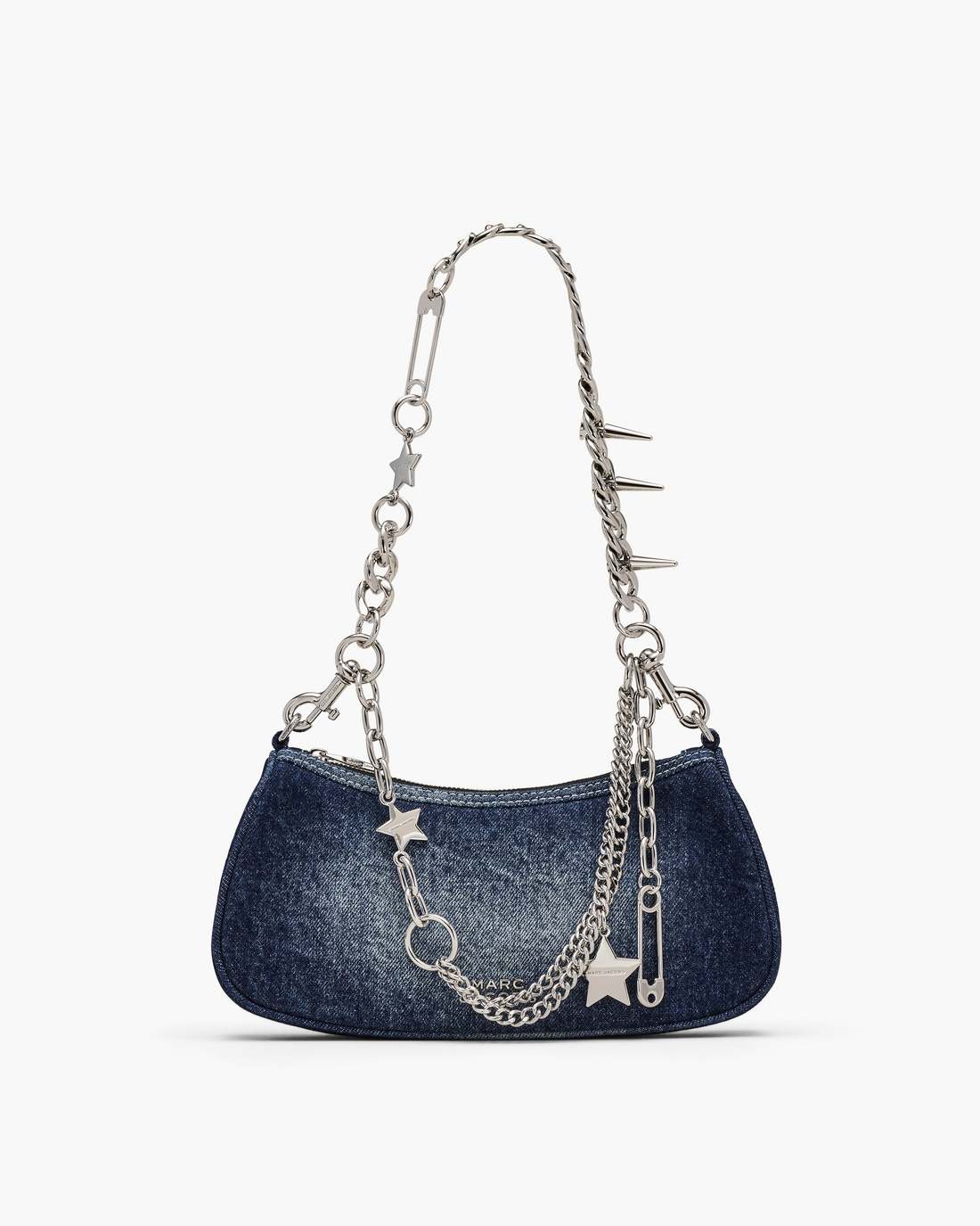 Marc Jacobs Sale - The Faded Denim Charm Shoulder Bag Faded Vintage Indigo